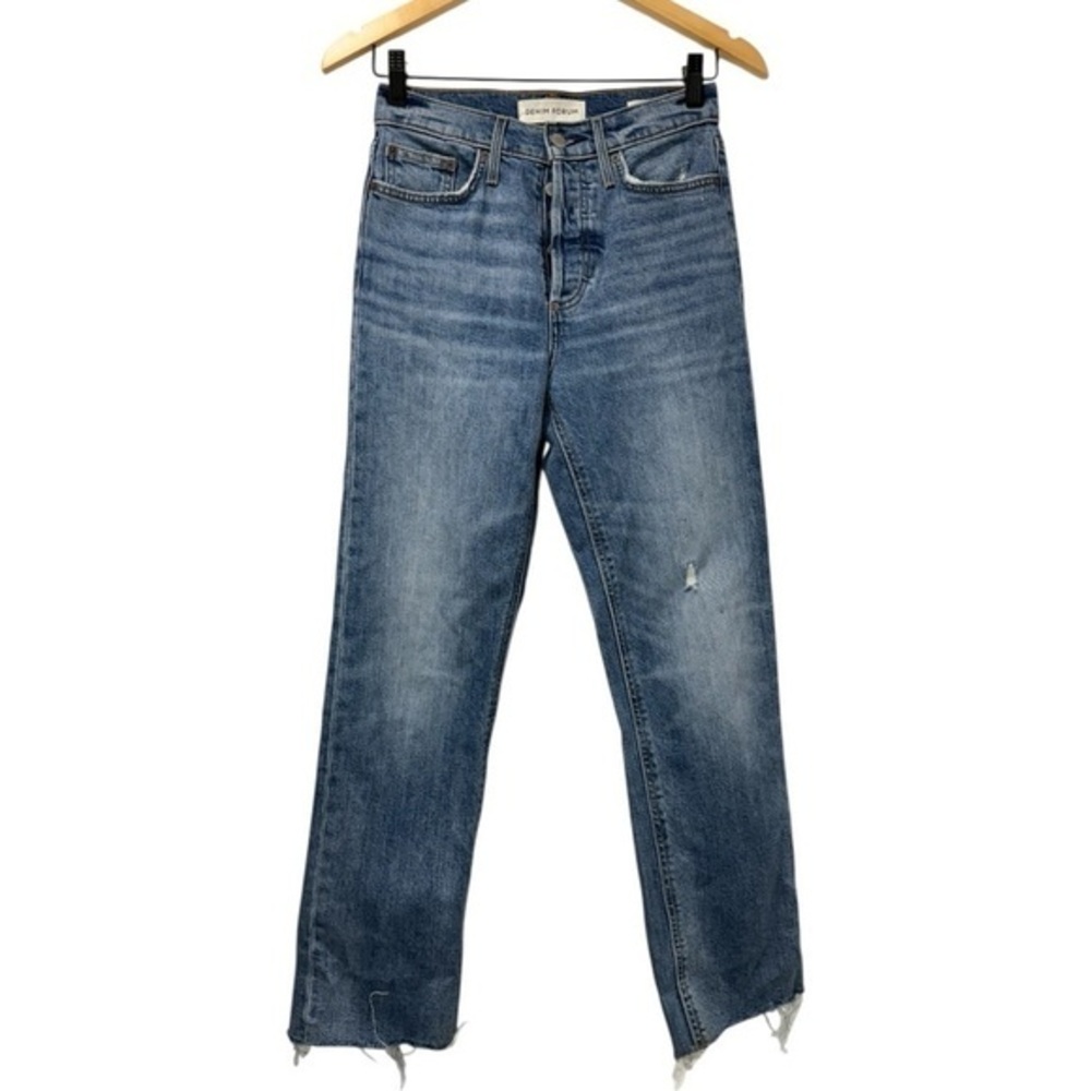 Aritzia Denim Forum The Arlo High Rise Straight Jean size 25